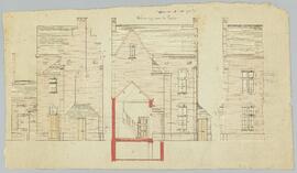 P.H. Cox, ontwerptekening: Portierswoning voor Museum Wuyts - Van Campen