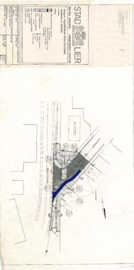 Plattegrond Maasfortbaan en Kesselsesteenweg (1/200)