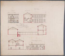 Cox, tekening: Nieuwe middelbare meisjesschool