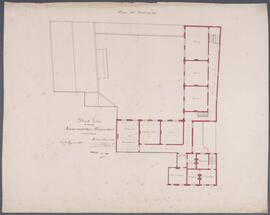 Cox, ontwerptekening: Nieuwe middelbare meisjesschool