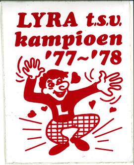 LYRA T.S.V / viering kampioen 1977 - 1978