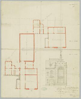 P.H. Cox, tekening: Museum Wuyts - Van Campen en Baron Caroly (1/100)