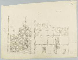 P.H. Cox, tekening: Gevel en doorsnede