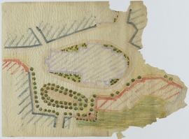 Fragment van een plan voor de heraanleg van de omgeving rond de Sint-Gummaruskerk