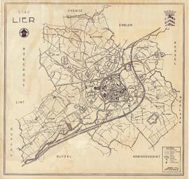 Stadsplan Lier uit 1 geheel