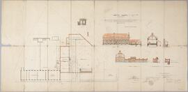 J. Meulepas, tekening: Gemeentemeisjesschool Hagenbroeck (1/100)