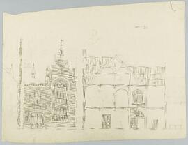 P.H. Cox, tekening: Gevel en doorsnede