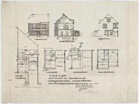 J. Meulepas, ontwerptekening: Schoolhuis Hagenbroeck