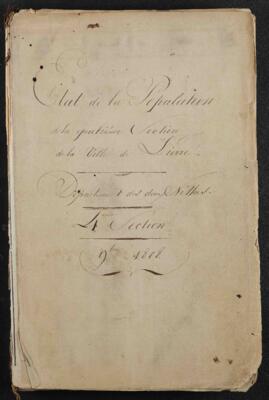 Bevolking Lier. Section 4. November 1808