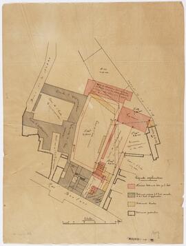 Plattegrond: De gebouwen van de Rijksnormaalschool (2/100)